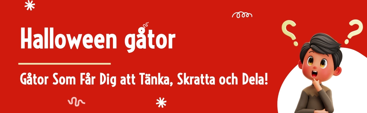 Halloween gåtor med svar