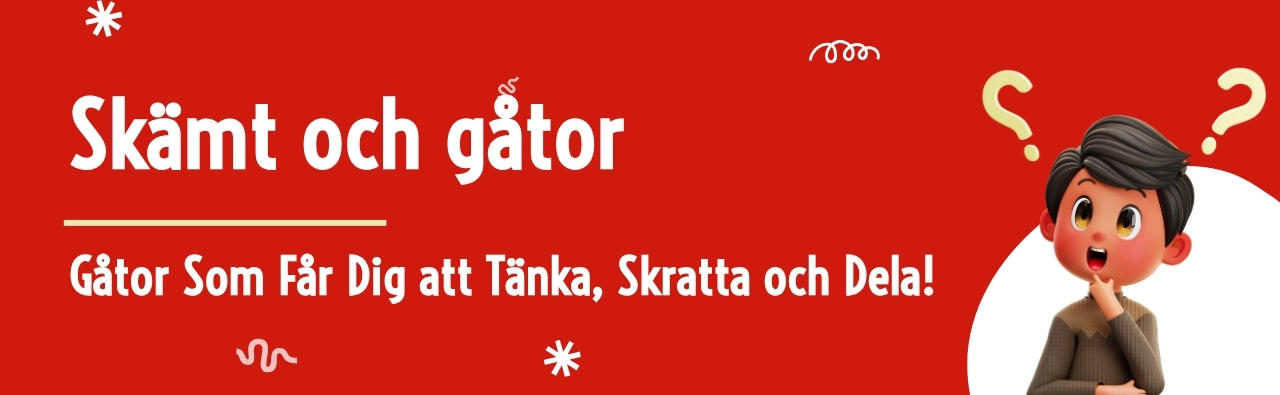 Skämt och gåtor med svar